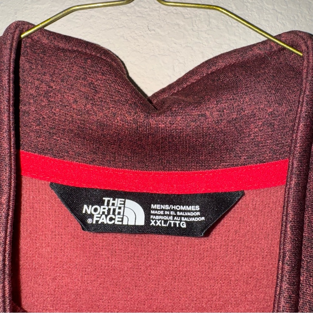 The North Face Maroon Canyonlands Half-Zip Pullover Jacket. - Picture 2 of 4